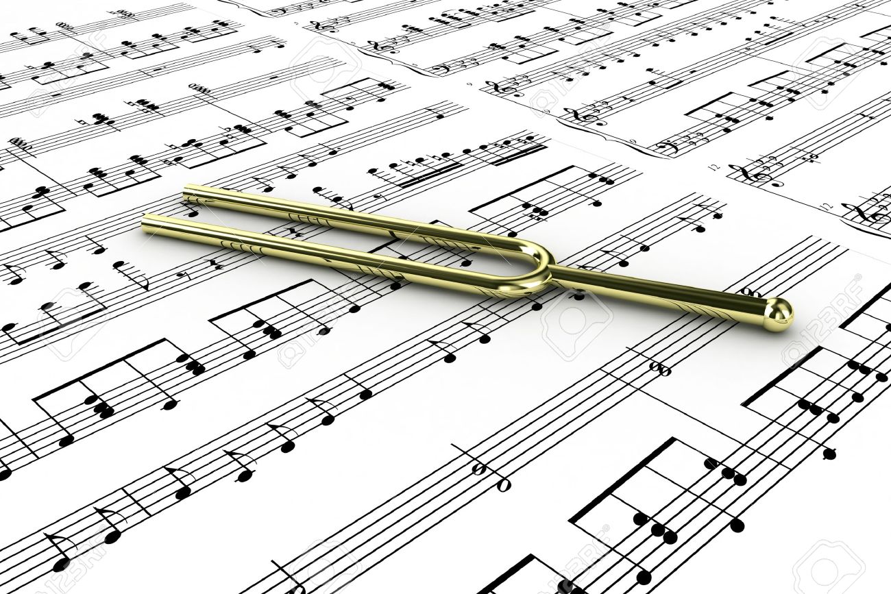 goldtuningforkonabackgroundwrittennotes Musical Services Inc